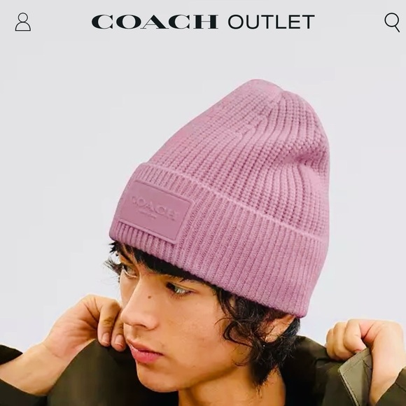 New Coach Lavender Beanie - Picture 4 of 5